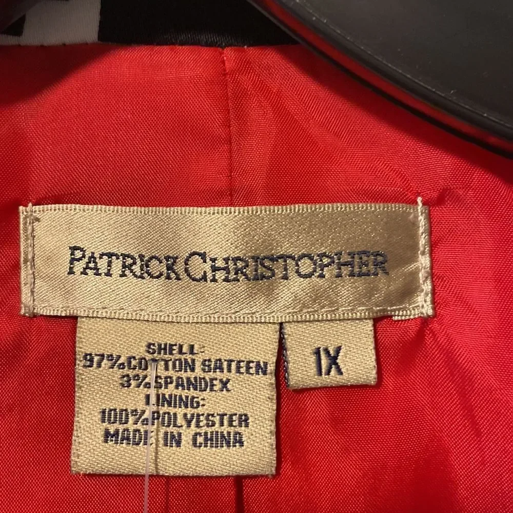 ‎Patrick Christopher jacket size 1X